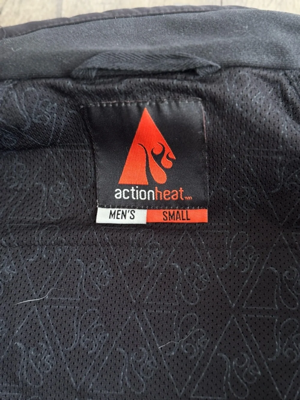 Actionheat Men's Black Windbreaker Jacket with Stand Collar